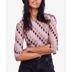 Free People Magic Carpet Crop Top Size Small